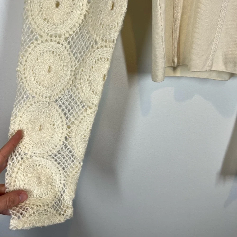 NWOT Zara Crochet Corset Top